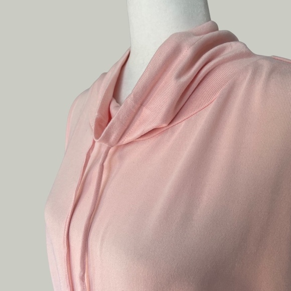 Hue Pink Mockneck Lightweight Sweater - Picture 2 of 4